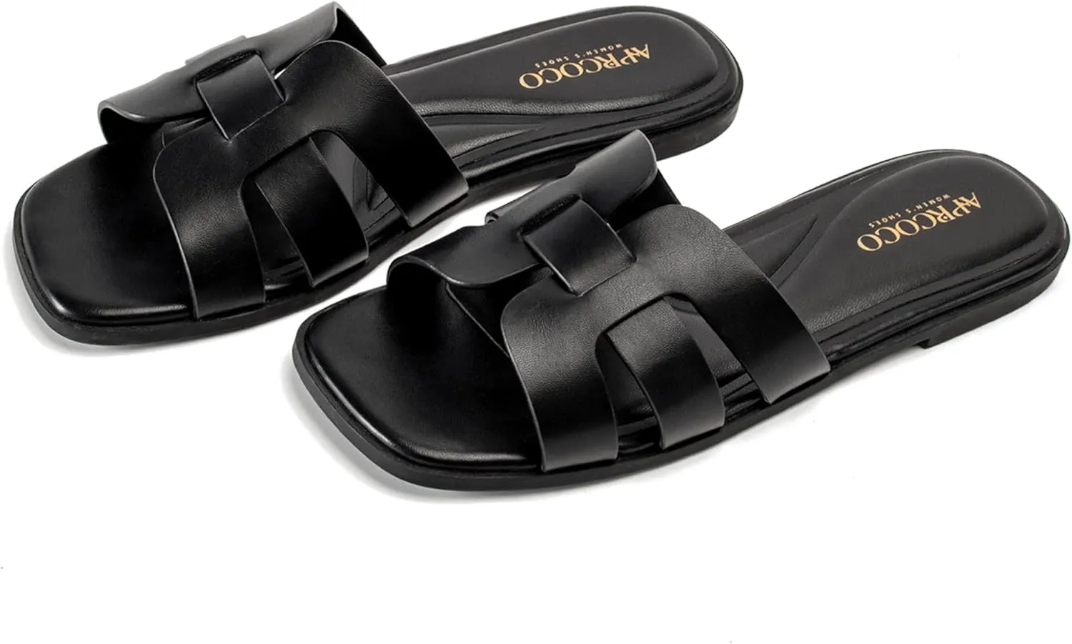 Women's Flat Sandals Casual Slip On Cross Band Sandals for Women Summer Dressy Slide Beach Sandal