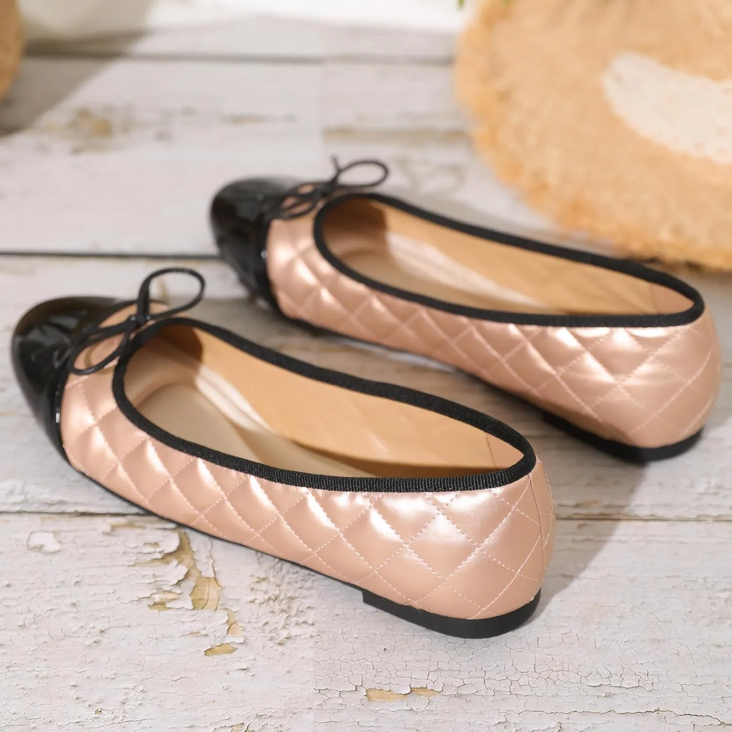 Women’s Flats Comfortable Dressy Ballet Flats Shoes for Casual Bow Formal Flats Loafers for Women