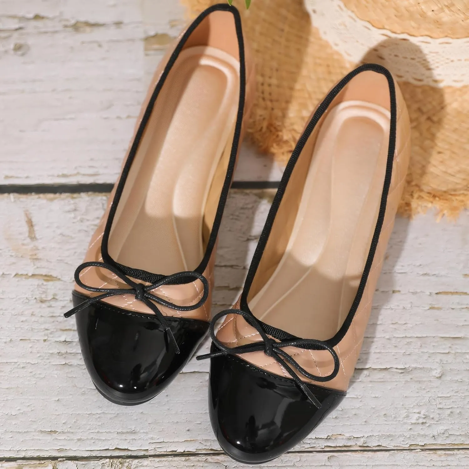 Women’s Flats Comfortable Dressy Ballet Flats Shoes for Casual Bow Formal Flats Loafers for Women