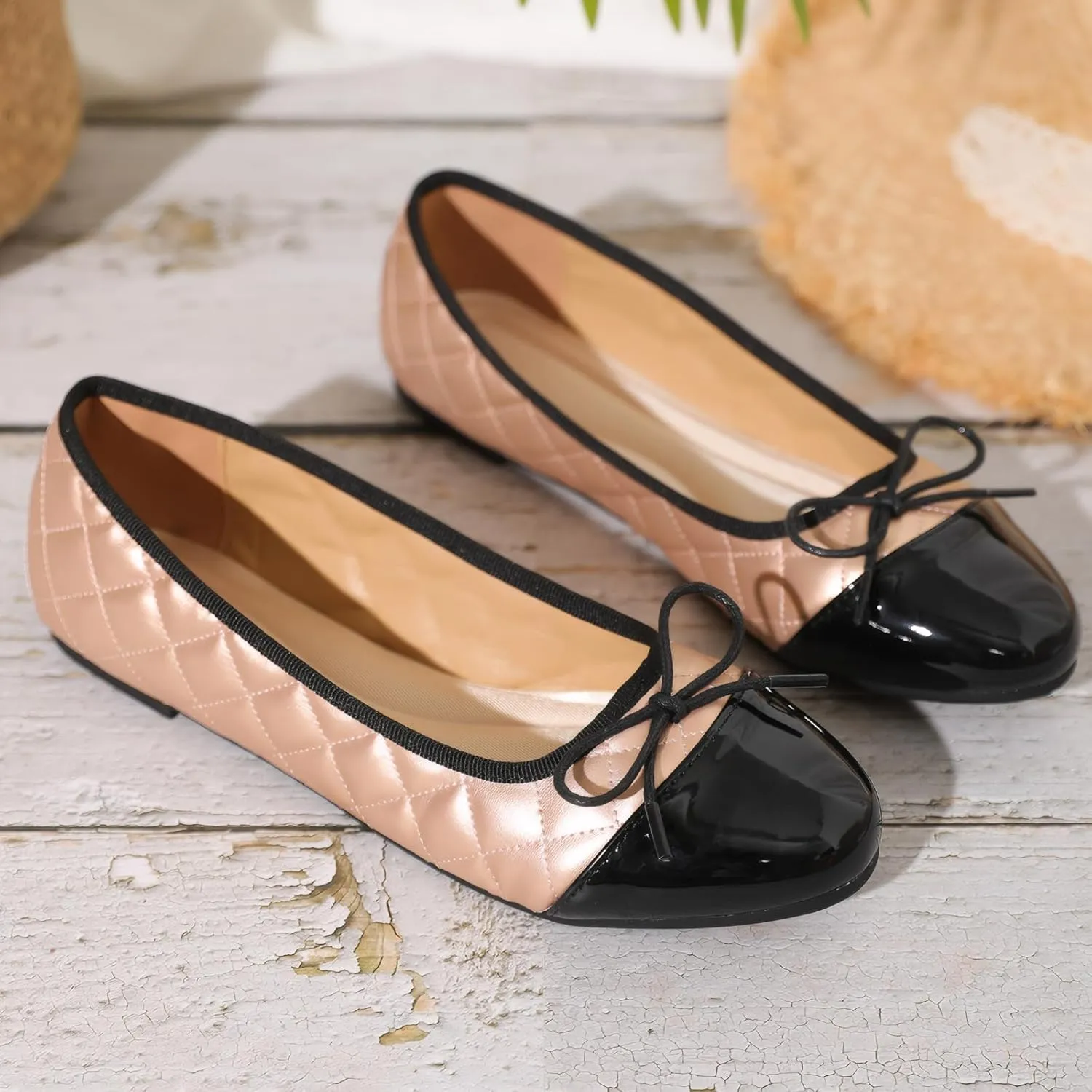 Women’s Flats Comfortable Dressy Ballet Flats Shoes for Casual Bow Formal Flats Loafers for Women