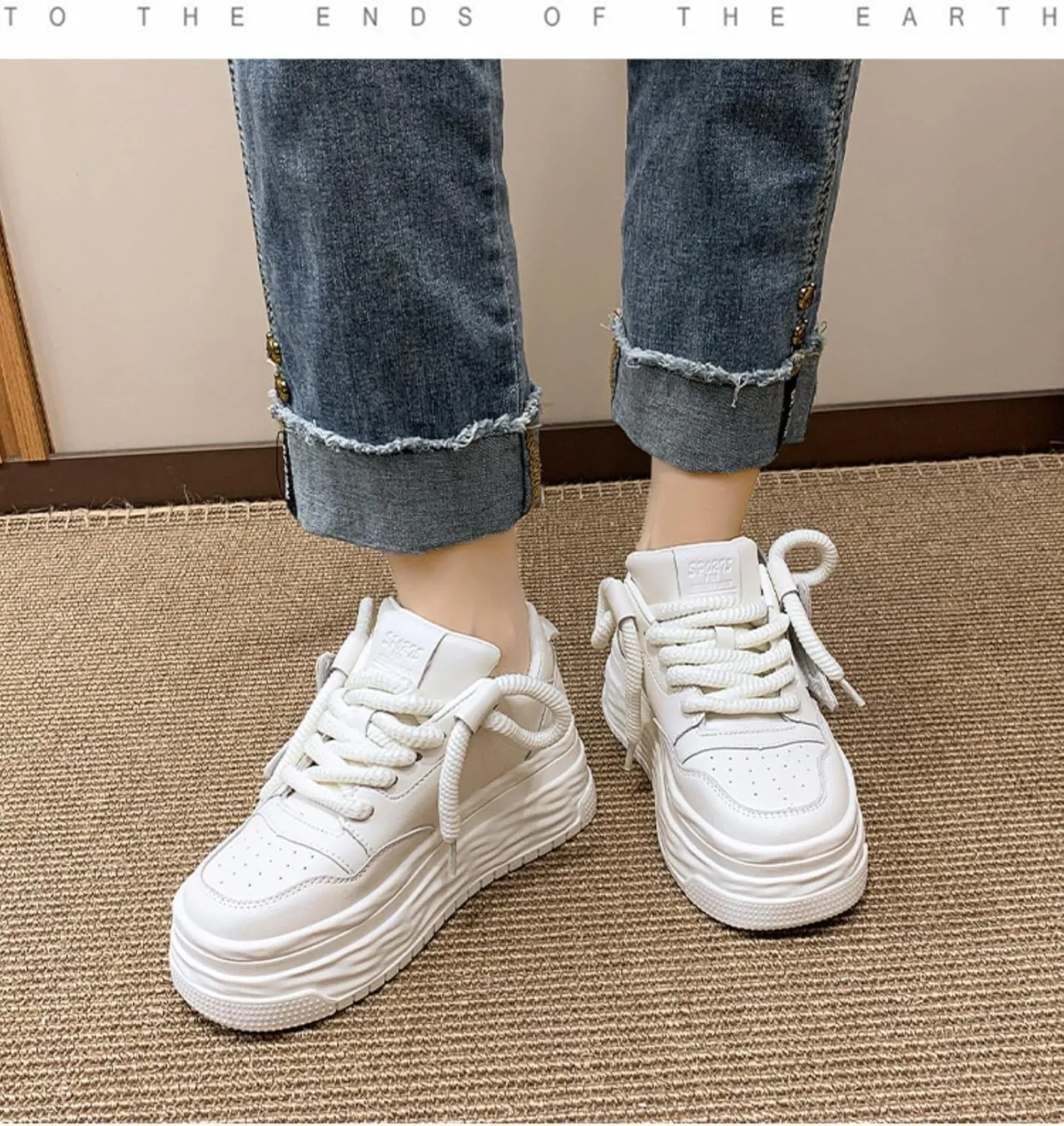 Women's Sneakers Exaggerated Star Chunky Platform Bold Retro Streetwear Shoes Thick Sole Y2K Fashion Daily Outfits