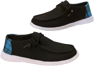 Women's Sunflower Print Canvas Casual Loafers Comfortable Light Weight Slip On Ultralight Sole Wide Boat Shoes Casual Lightweight Black Lace-Up Walking Flat Deck Shoes for Work and Traveling