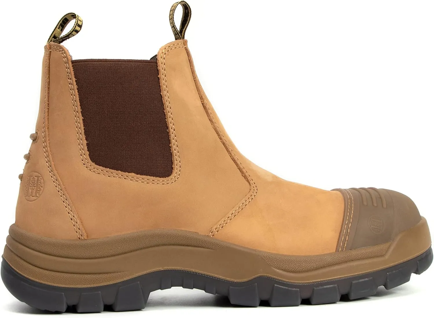 Work Boots for Men, Composite/Soft Toe Waterproof Working Boots, Slip Resistant Anti-Static Slip-on Safety Working Shoes 8 9 10 11 12 13
