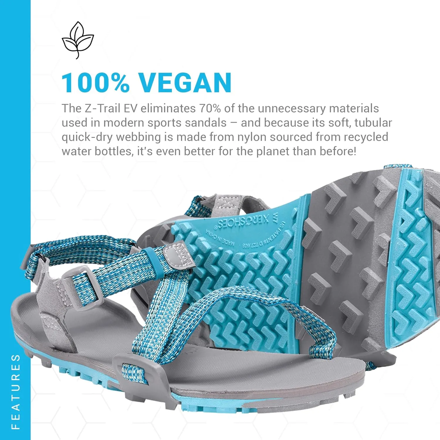 Xero Shoes Women's Z-Trail EV Barefoot Hiking Sandals