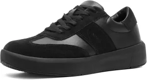 XPACS Men's Orthopedic Leather Dress Fashion Sneakers: Comfortable Plantar Fasciitis Arch Support Work Walking Shoes, Casual Business Tennis Orthotic Oxfords for Heel and Foot Pain Relief