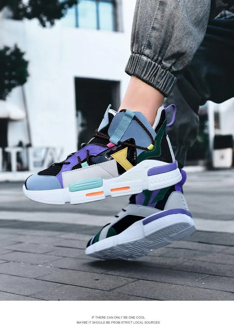 Y2K Breathable Mesh Color Contrast Athletic Sneakers for Women Streetwear Style Non Slip Dual Use Running and Walking Shoes with Letter Graphic Design