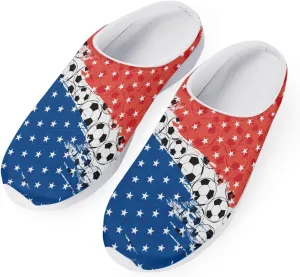 Yzaoxia Tribal Aztec Printed House Slipper for Women and Men Anti-Slip Summer Footwear Outing Clog Shoes with Durable Sole