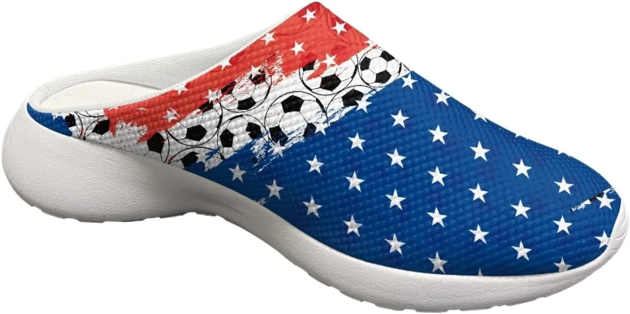 Yzaoxia Tribal Aztec Printed House Slipper for Women and Men Anti-Slip Summer Footwear Outing Clog Shoes with Durable Sole