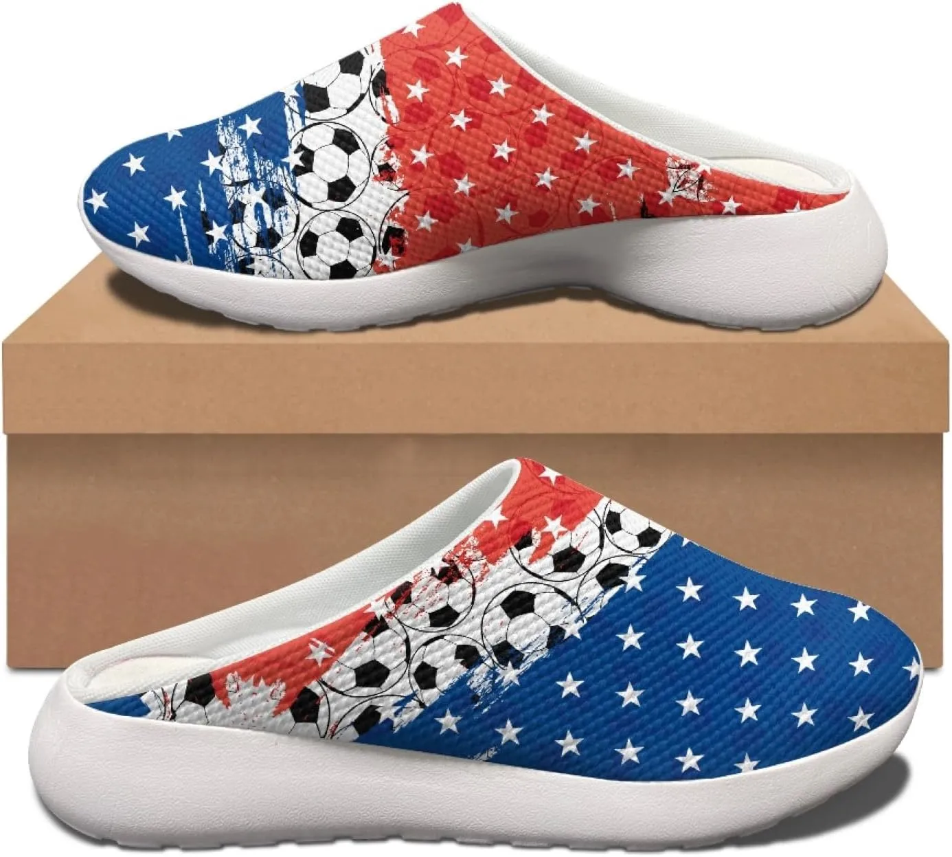Yzaoxia Tribal Aztec Printed House Slipper for Women and Men Anti-Slip Summer Footwear Outing Clog Shoes with Durable Sole